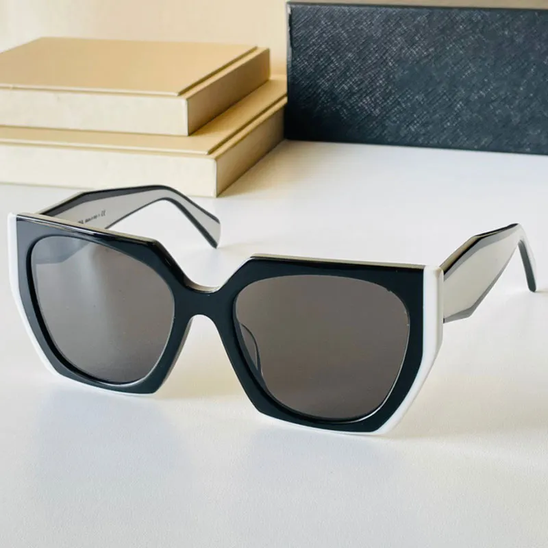 Ladies MONOCHROME PR 15WS Sunglasses Designer Party Glasses WOMEN Stage Style Top High Quality Fashion Cat Eye Frame Size 51-19-14214z