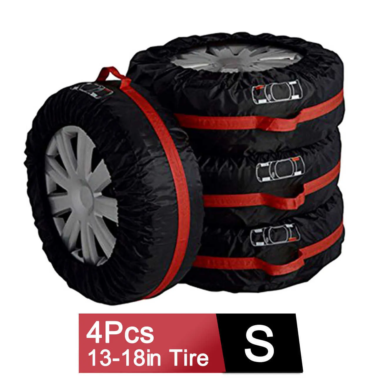 Car Spare Tire Cover Case Polyester Auto Wheel Tires Storage Bags Vehicle Tyre Accessories Dust-proof Protector Styling Car1773