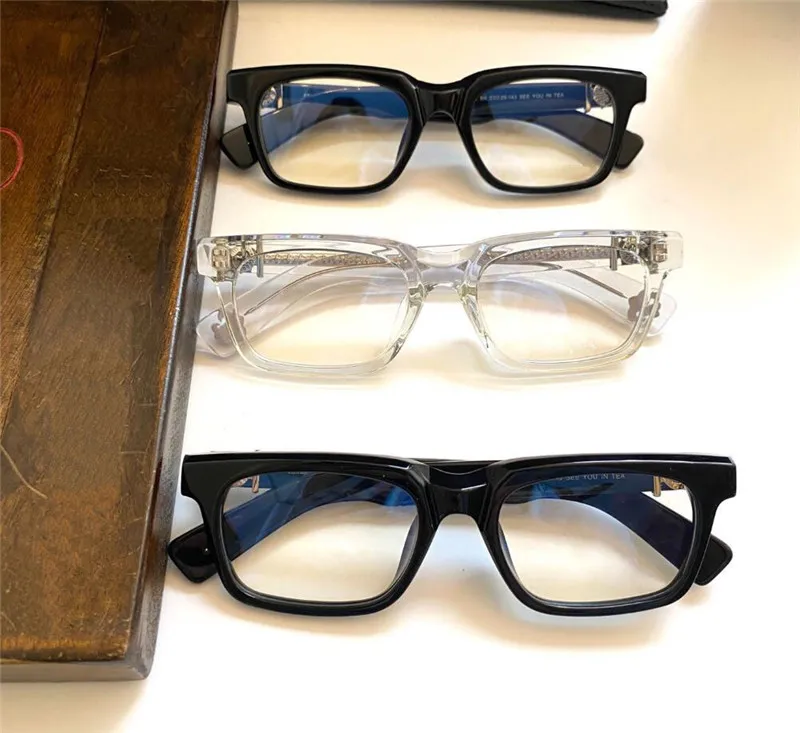 ファッションアイウェアデザインお茶の光学眼鏡スクエアフレームレトロシンプルで用途の広いスタイルのトップトップの品質ボックスを使用することができますpr192n