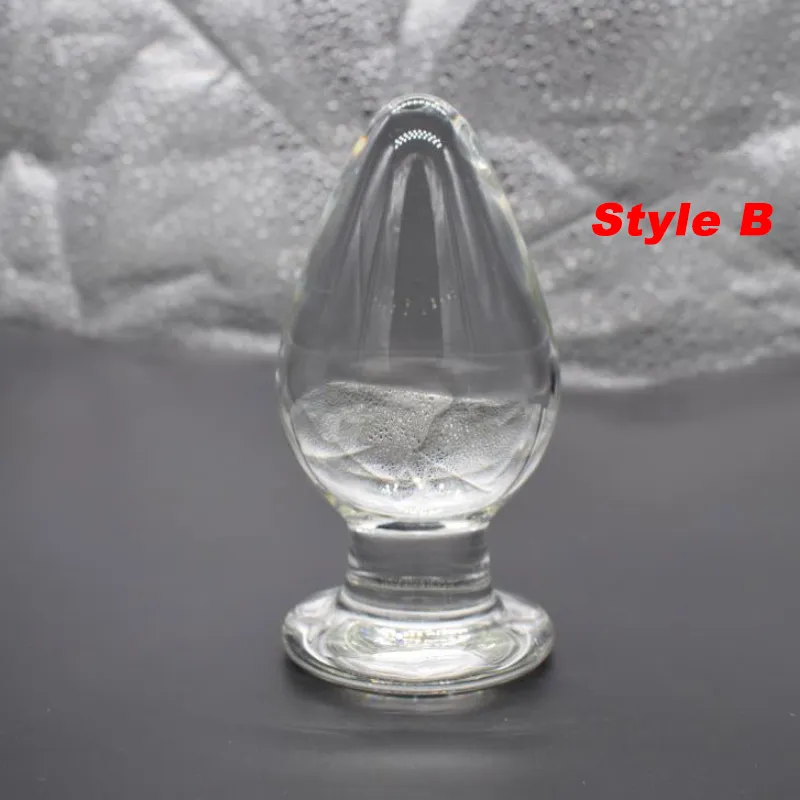 5 cm grote glazen butt plug crystal dildo anale plug voor man prostaat massage masturbatie stimuleren anale kraal orgasme gay sex product x0401