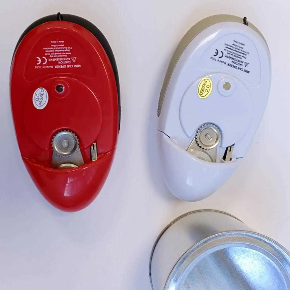 3 kleuren automatische elektrische blikopener bierfles jar batterij geëxploiteerd handheld kan tin opener bar keuken tool dropship 211023