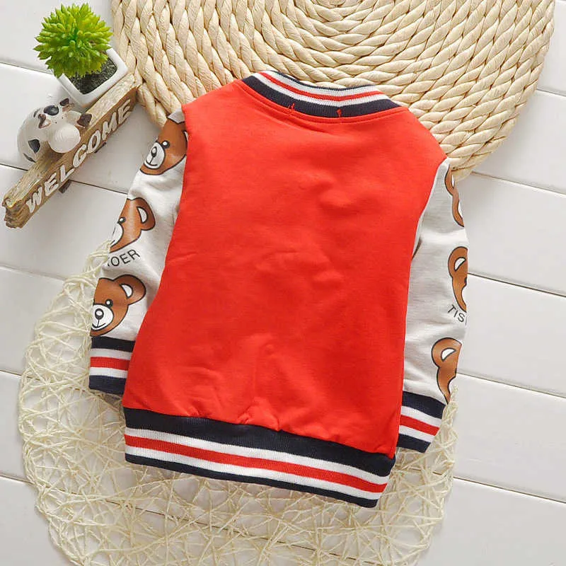 Primavera Autunno Baby Outwear Ragazzi Cappotto Bambini Vestiti ragazze Bambini Baseball Infantile Maglione Toddler Fashion Brand Jacket SUIT 211023