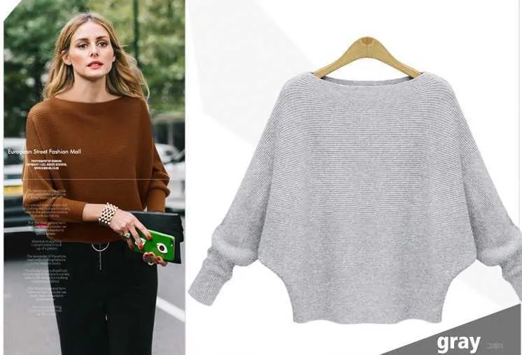 Bonjean Thick Knitted Tops Jumper Autumn Winter Casual Pullovers Sweaters Women Long Sleeve Big Loose Sweater Girls 211018