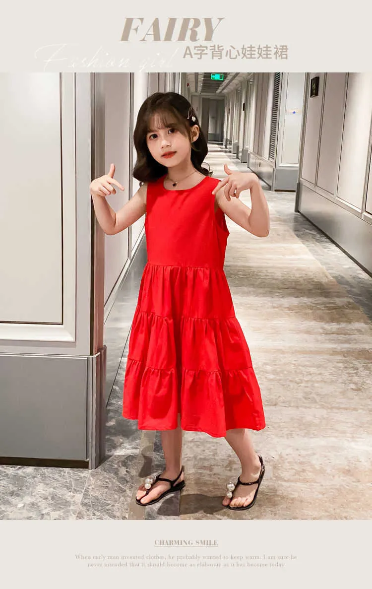 Compra Ropa Para Niños De Verano Vestido Para Chicas 12 Vestido De Princesa  De Verano 10 Adolescentes Chaleco De Moda Vestidos 9 Niños 2021 Nuevo 11  Ropa De Niñas Barato | Entrega Rápida Y Calidad | Es.Dhgate