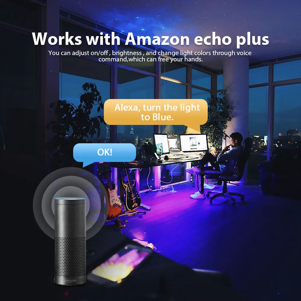 GLEDOPTO 2M RGBCCT Zigbee LED Şerit Işık TV Arka Işık Akıllı Kiti 5 V USB RGB CCT Şerit Bant Şerit Lambası Hub ile Çalışmak Alexa Echo