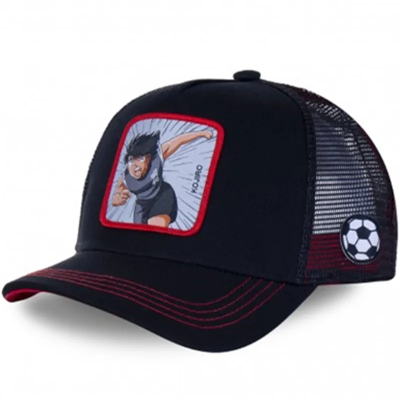 Brand Anime Captain Tsubasa Snapback Cotton Baseball Cap Men Women Dad Mesh Hat Trucker Drop5992750