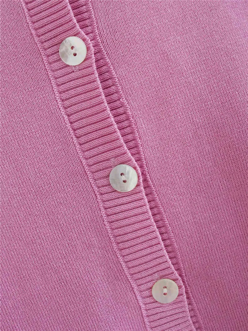 HSA Knitted Button Up O-Neck Cute Sweaters Women Kawaii Cardigan Sweater Knitting Streetwear Tops ropa de mujer 210417