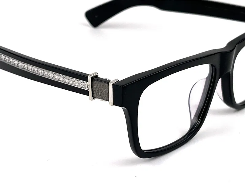 Ny Vintage Eyeglass Square Frame Design Chr Glasses Recept Steampunk Style Men Transparent Lens Clear Protection Eyewear241p