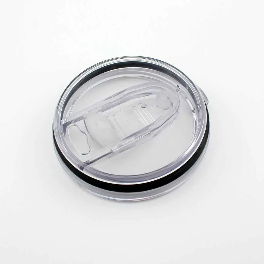 Transparent Plastic Cups Lids Drinkware Lid Splash Spill Proof 20 30 oz Cars Beer Skinny Tumbler Mugs Cover G