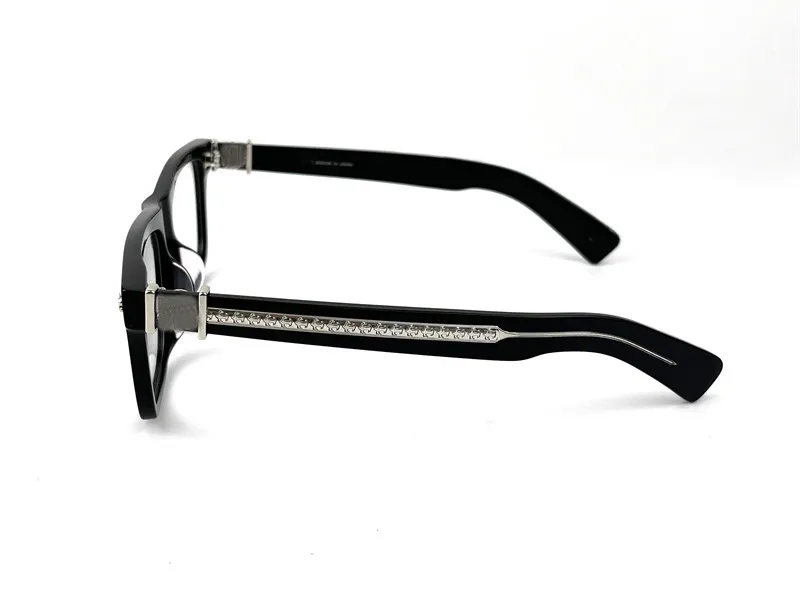New vintage eyeglass square frame design CHR glasses prescription steampunk style men transparent lens clear protection eyewear299g
