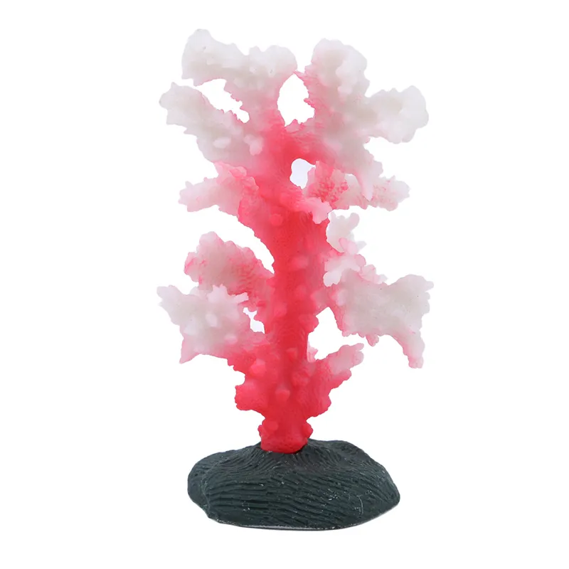 Artificiale Luminoso Pianta di Corallo Ornamenti Acquari in Silicone Anemone di Mare Paesaggio Decorazione Accessori Acquari