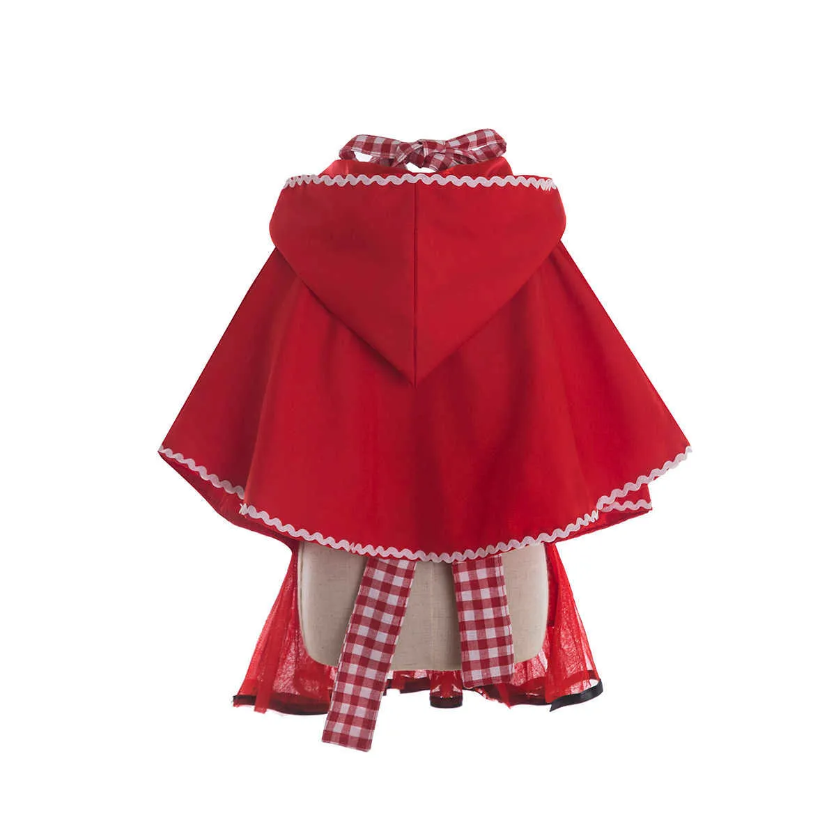 Abito ragazze Abbigliamento bambini Set di abbigliamento bambini piccoli Ragazza vestito bambini madre bambini Cappuccetto Rosso costume neonato G1026