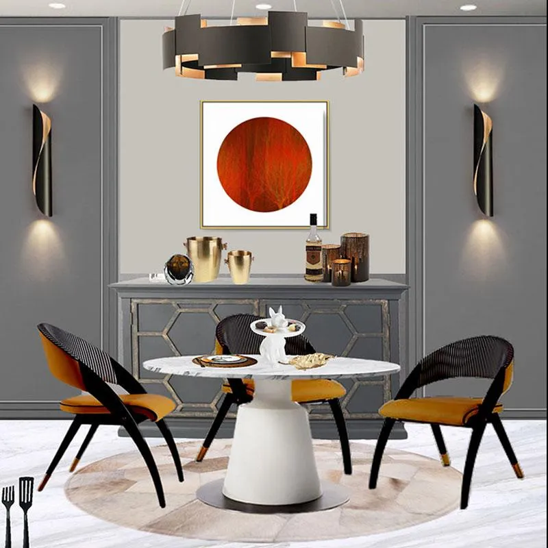 Aluminum Tube Art Wall Light G9 Fixture Black White Modern Bedroom Restaurant Living Room Corridor Balcony Lamp Lamps238f