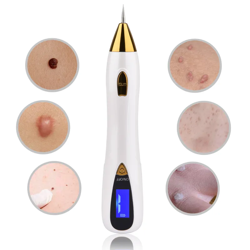 Hud Care Laser Mole Tattoo Freckle Borttagning Pen LCD Sweep Spot Ta bort Wart Corns Dark Remover Salon Beauty Machine 26