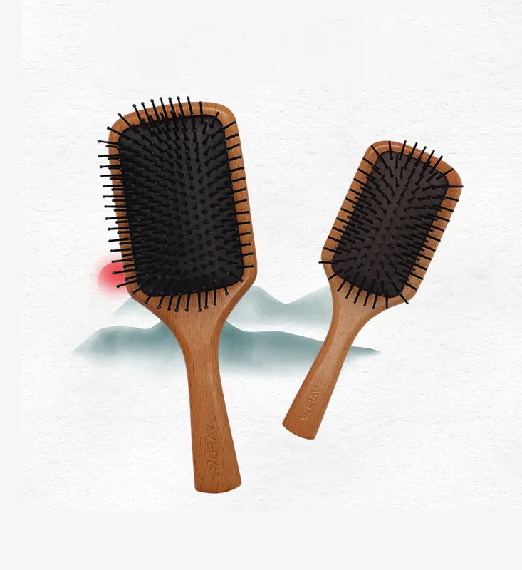 AVEDA Paddle Brush Brosse Club Massage Hairbrush Comb Prevent Trichomadesis Hair Massager Size S L with Retail Package4544988