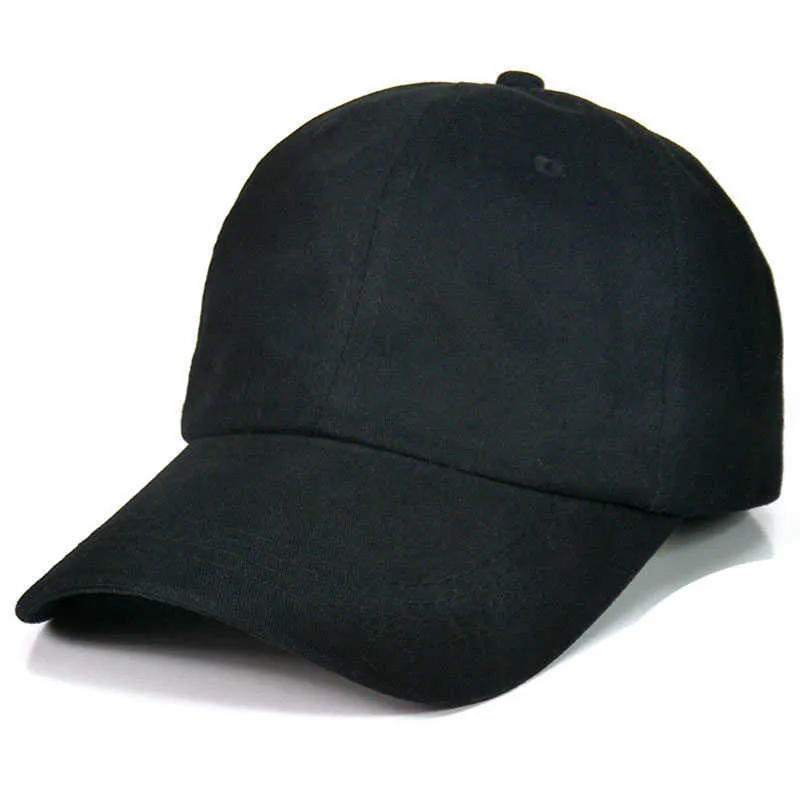 Blank vanlig panel baseball cap 100% bomull pappa hatt för män kvinnor justerbara grundläggande mössor grå marinblå svart vit beige röd q0703210j