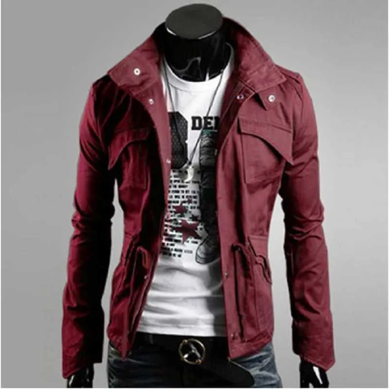 Ny Casual Jacket Män Höst Army Militär Jackor Mens Coats Male OuterWear Windbreaker Brand Clothing X0621