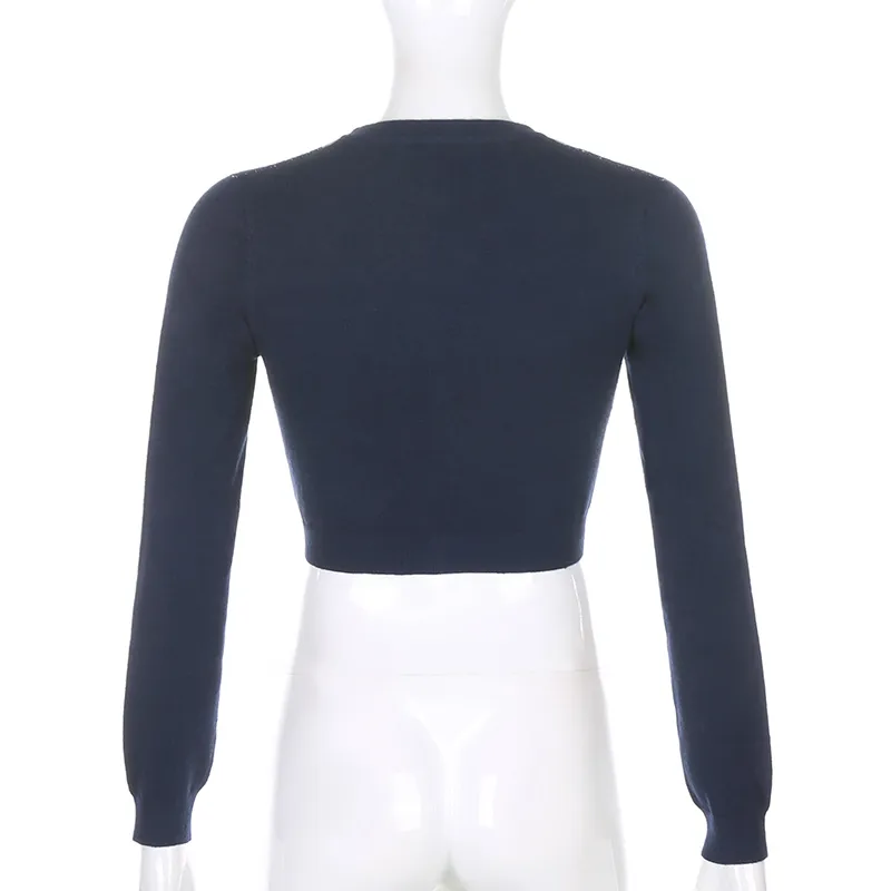Argyle Geometrische Gebreide Y2K Cardigan Lange Mouw V-hals Vintage Plaid Truien Voor Dames Crop Top Vrouwelijke Jumper Outfits 210510