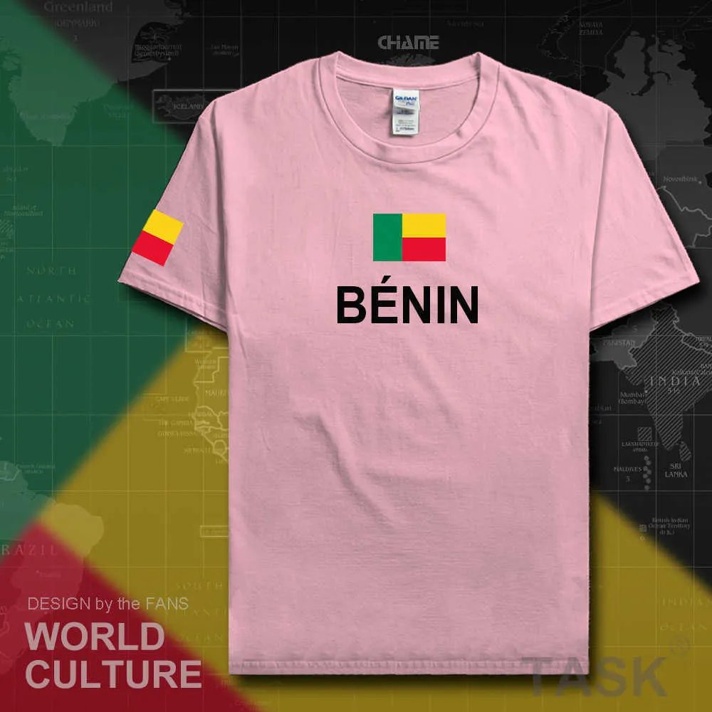 Benin Beninese T-shirt Mode Jersey Nation Team 100% Katoenen T-shirt Kleding Tees Land Sporting Gyms Ben BJ Dahomey X0621