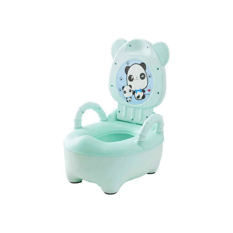 3 färger Portable Multifunction Children's Pot Cute Toilet Seat Car Potties Child Pots Training Girl Boy Kid Chain WC 211028