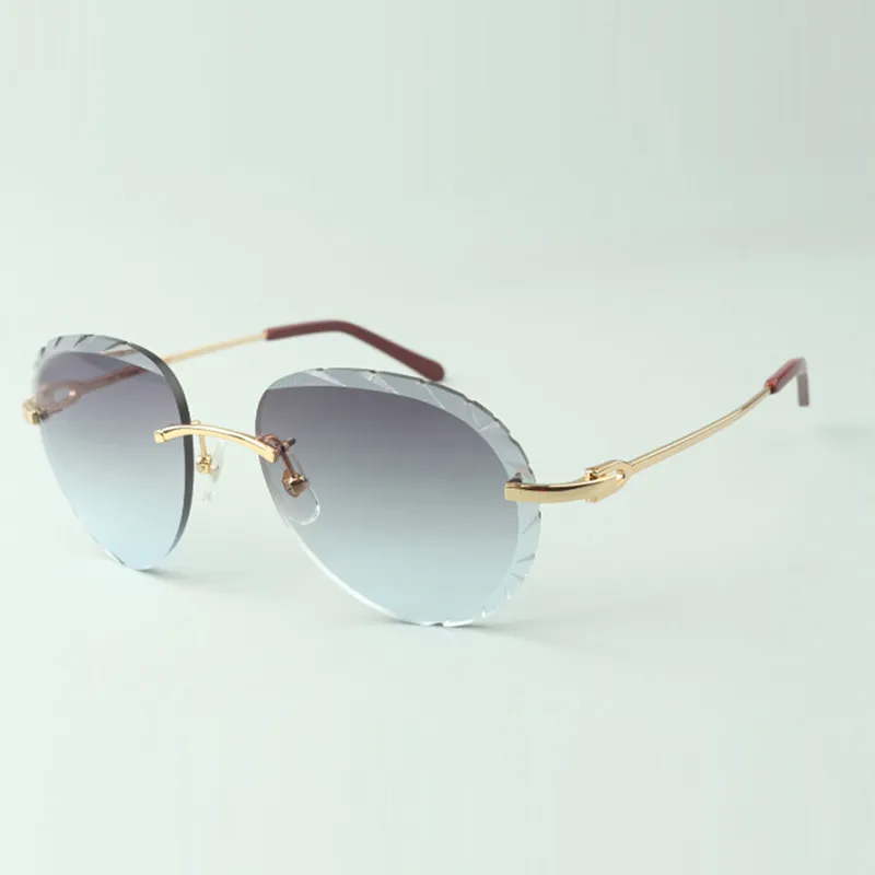 Direct s Designer-Sonnenbrille 3524027 mit geschliffener Linse und Metalldrahtbügeln, Brillengröße 18-140 mm210O