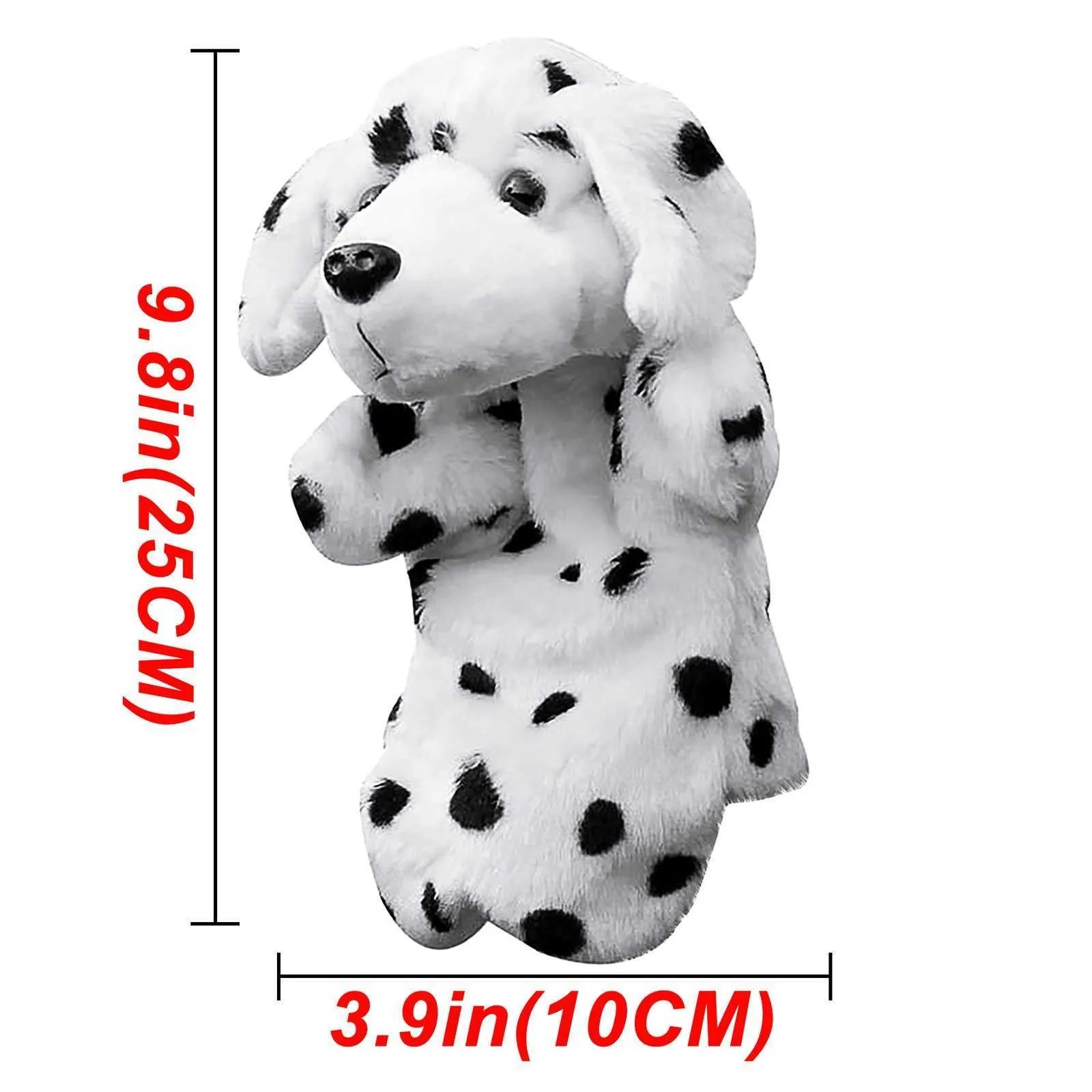 Baby Kids Educational Toy Dalmatian Animal Shape Plush Hand Puppet Parentchild Toy Gift Girls Dots Printes Plush Doll Gifts Fe Q04823674