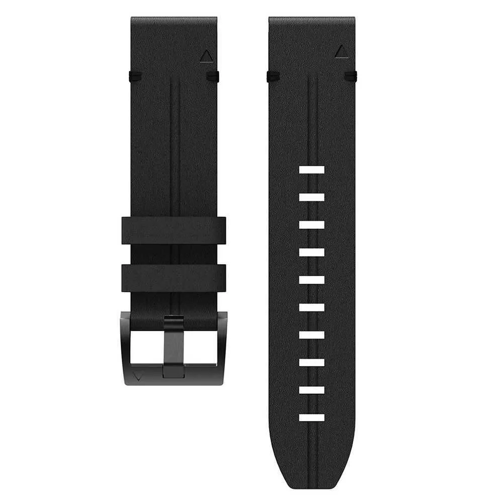 Quickfit Wristband for Garmin Fenix 6x 6 Pro 22mm 26mm Tactix Delta Watch Band Easyfit Watchband for Fenix6/5/5x Leather Strap H0915