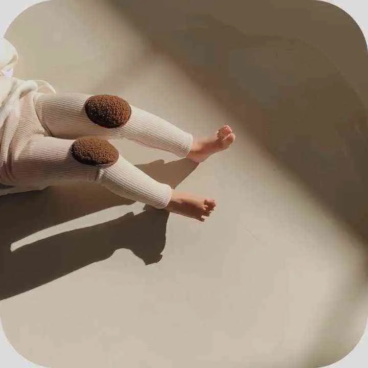 Baby-Leggings aus dickem Samt, Kinderhosen, Baby-Plüsch-Patchout-Herbstkleidung für Kleinkinder und Mädchen für Kinder 211103