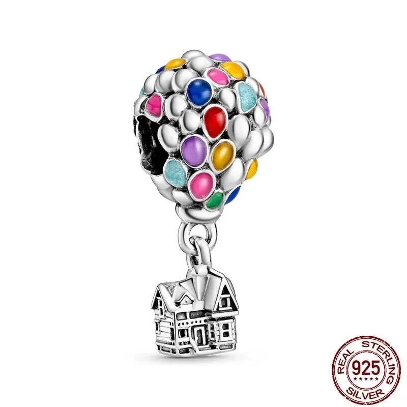 s925 Sterling Silver Air Balloon Charms Beads Adapting Original Charms Bracelets DIY Jewelry For Women Making83369497771005