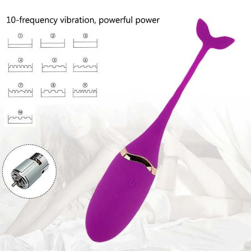 Ładowanie Wibrator Wibrator Pilot Pilot Vagina Ball Sex Toy Love Egg G-Spot Wibracja Kobiet Masturbacja Dorosły Produkt dla 18 p0818