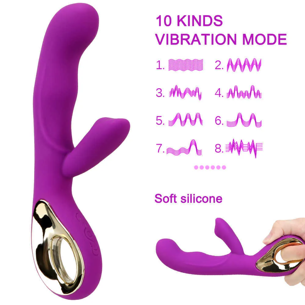 Articoli massaggi aggiornamento 10 modalità vibratore coniglio vibratore masturbatori femminili giocattoli sexy impermeabili donne stimolatore clitorideo punto G