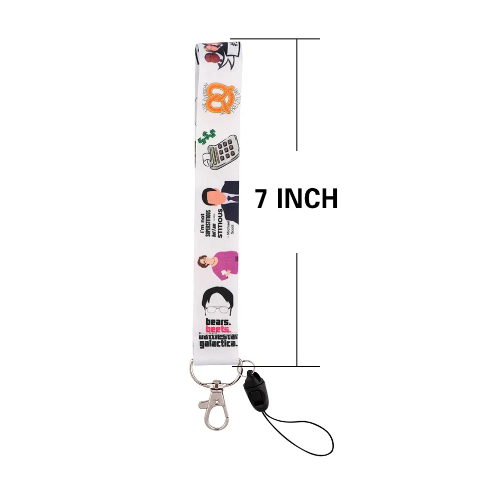 20 pz/lotto J2651 Moda Ufficio Cartoon Neckband Cordino Chiave Carta D'IDENTITÀ Palestra Cinghia Multifunzione Decorazione Del Telefono Mobile