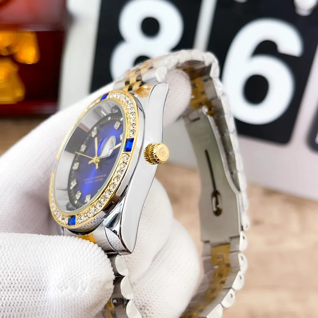 Orologio di marca di lusso AAA casual 40mm orologi da donna da uomo vestito di modaDiamond datejust cinturino in acciaio inossidabile movimento al quarzo au271q