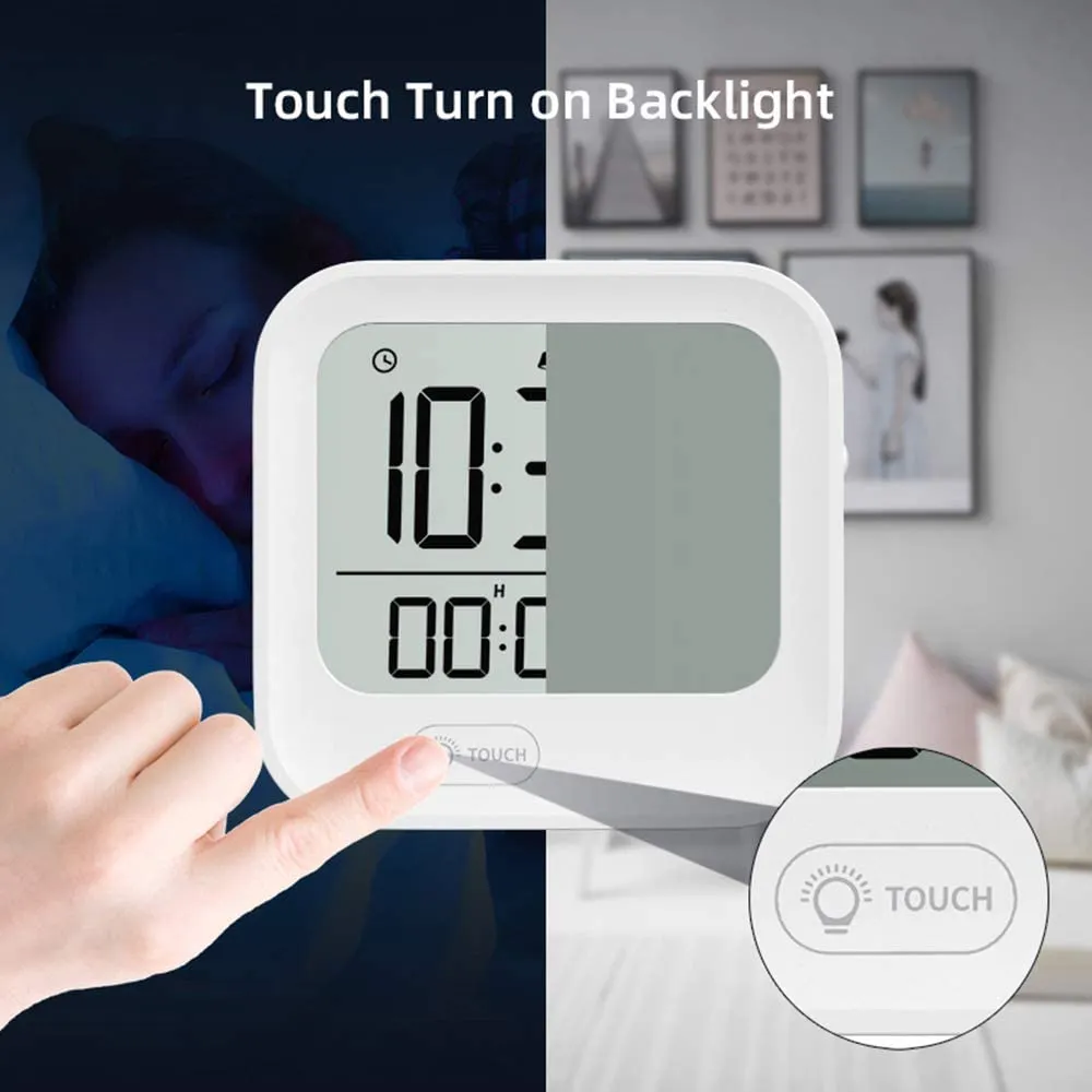 Pomodoro Interval Timer Countdown Clock Tomato Stopwatch White Backlight307J