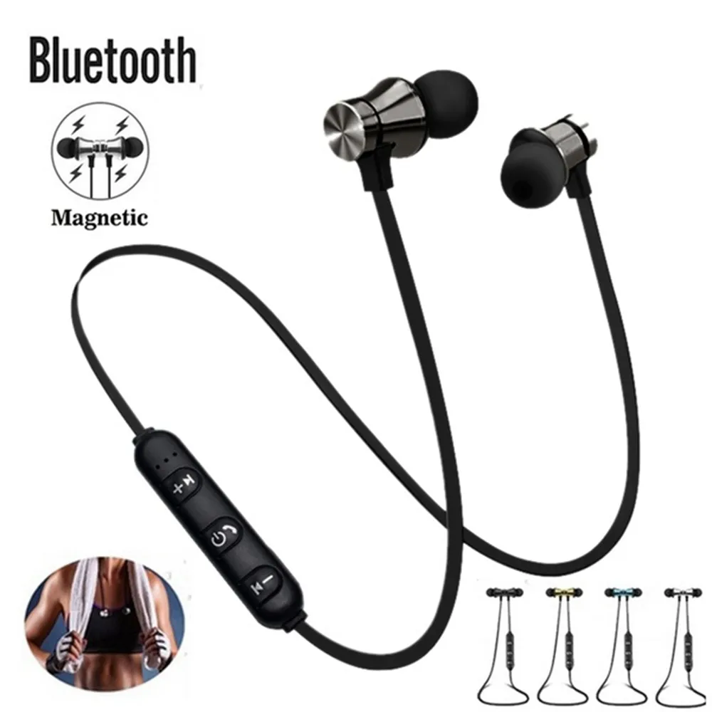 Bluetooth Earphone Wireless earbuds Headset Headphones With Mic Bass Stereo Magnetic Blutooth Earphones for iphone 8 12 13 samsung S20