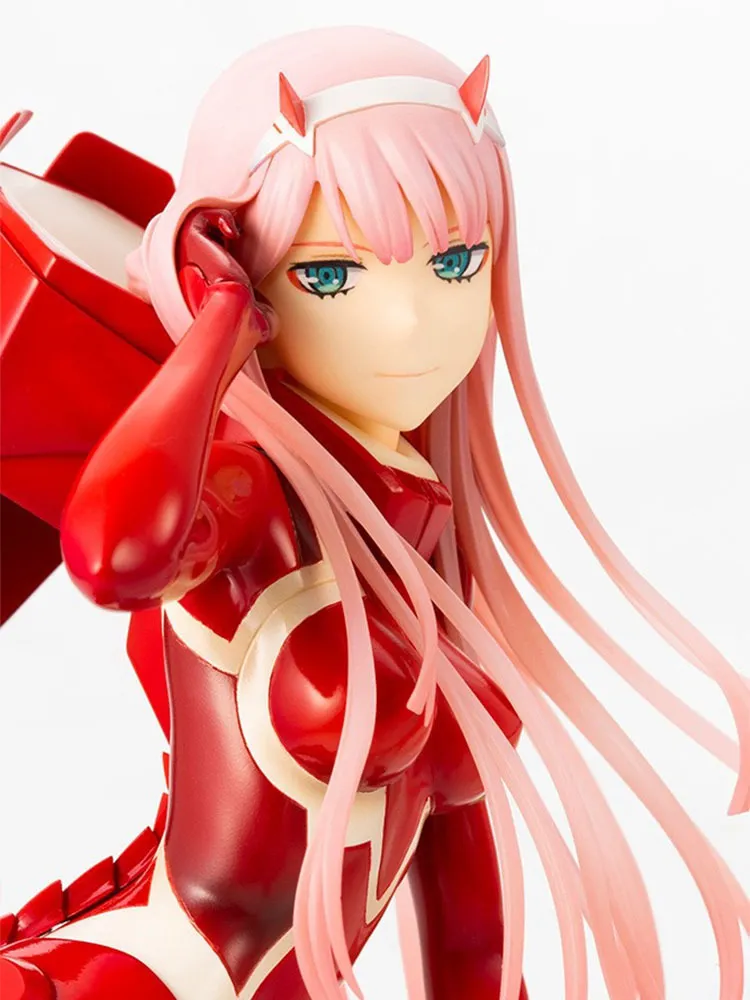 フランアニメのダーリンフィギュアゼロ2 02赤い服16cmセクシーな女の子フィギュアpvcアクションフィギュアコレクションモデル人形ギフトx0503