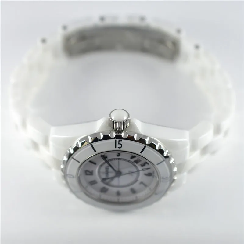 Montre en céramique de marque de mode H0968 32 38mm, résistante à l'eau, montres à quartz de luxe pour femmes, montres-bracelets haut de gamme relogio242F