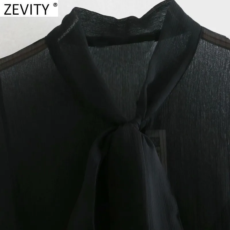 Donna elegante manica in pizzo patchwork cascading volant nero mini abito chic femminile fiocco legato casual vestido DS4972 210416