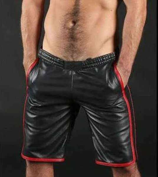 Men's Leather Basketball Shorts Available In 3 Colours H1210