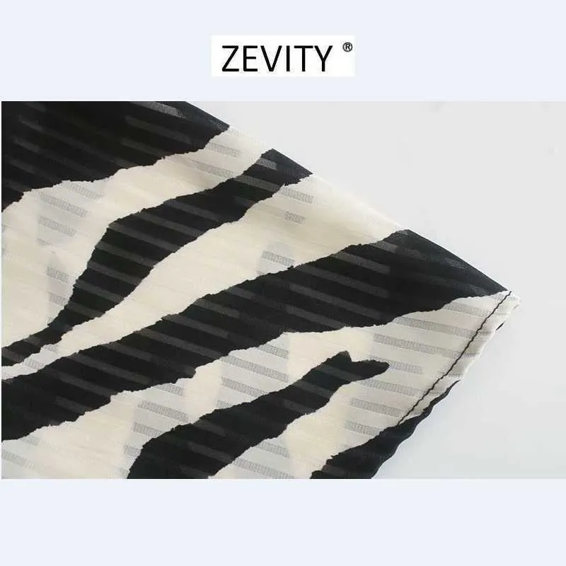 Zevity Kobiety Vintage Zwierząt Tekstury Print Sashes Mini Sukienka Kobieta Batwing Rękaw Kimono Vestido Chic Casual Slim Sukienki DS4266 210603