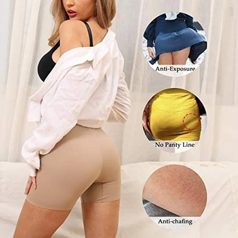 Thigh Slimmer Shapewear Panties for Women Slip Shorts High Waist Tummy Control Cincher Girdle Body Shaper