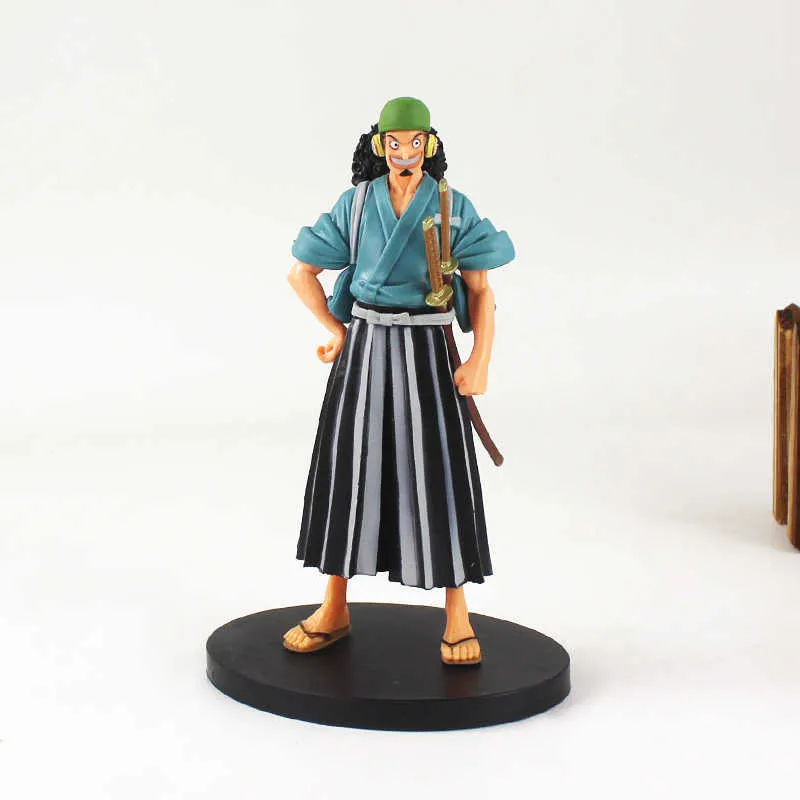 Set anime één stuk Zoro Luffy Usopp Sanji Actie Figuren Japanse krijgers Figurine PVC Collection Model Toyx0526252H9929269