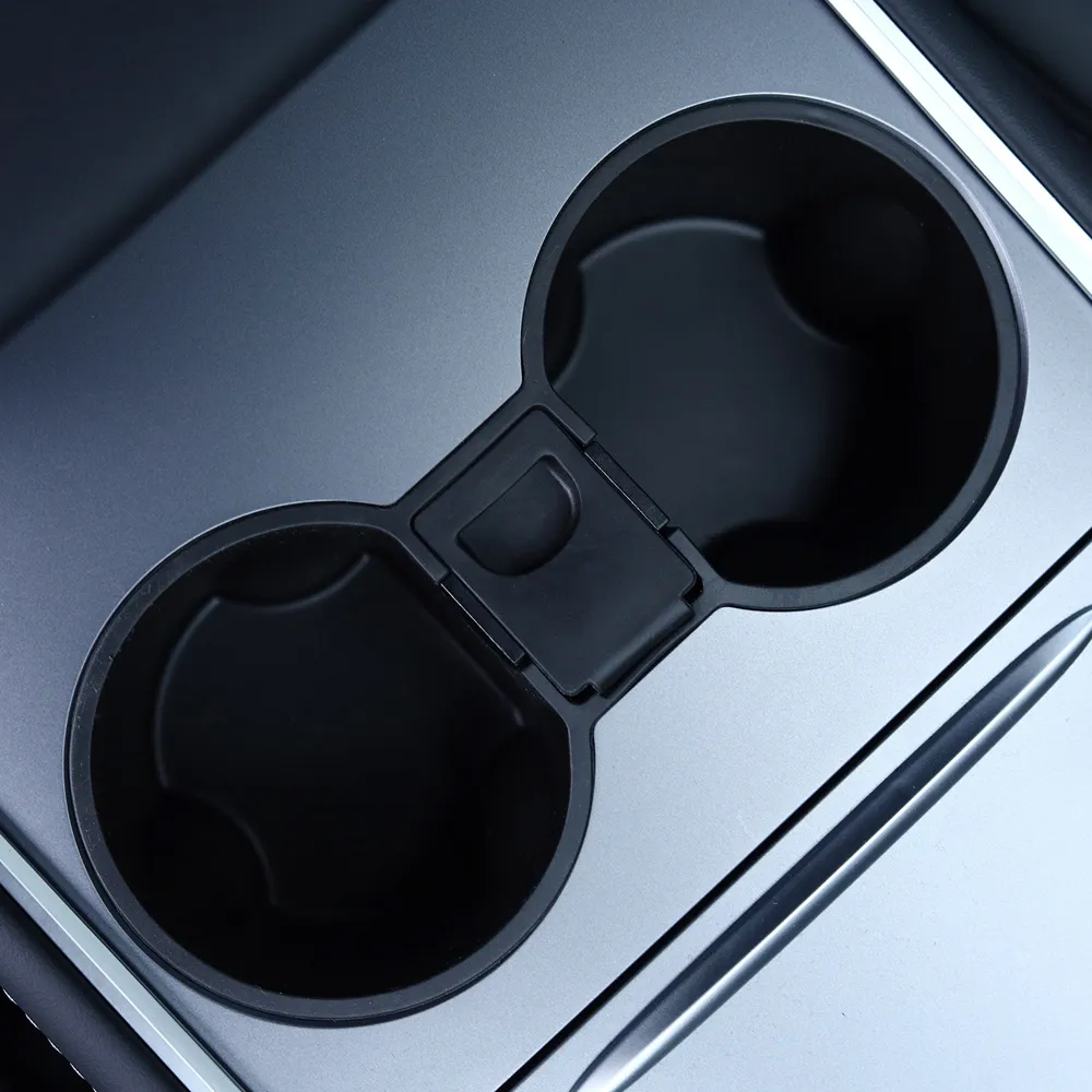 Nouvelle voiture boisson bouteille d'eau peut tasse Console centrale support de verre insérer pour Tesla modèle 3 Y 2021 accessoires de voiture