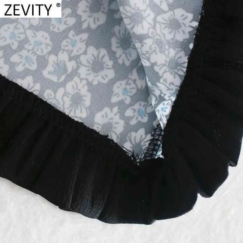 Women Sweet Peter Pan Collar Agaric Lace Patchwork Printing Mini Dress Female Back Zipper Casual Slim Vestido DS4851 210420