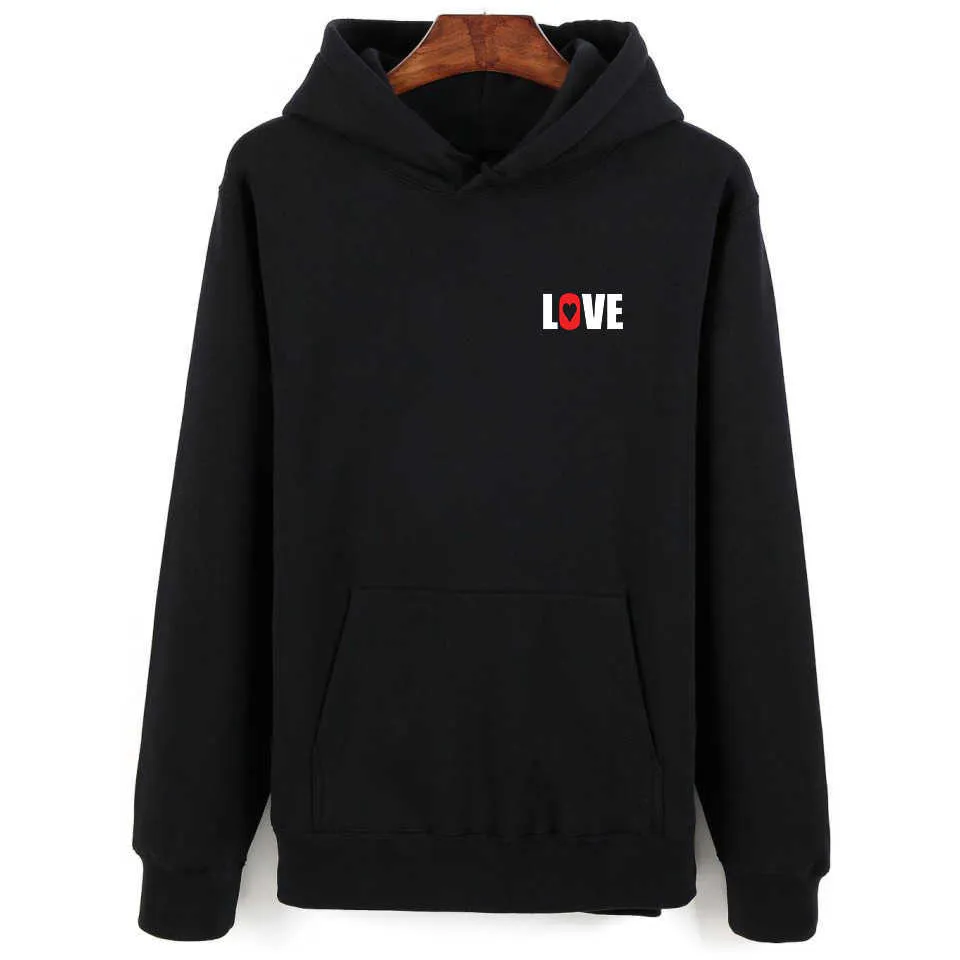 Love Hoodies Uomo Donna Felpe Amanti Felpa con cappuccio Bambini e adulti Famiglia Genitore-figlio Outfit Felpa con cappuccio Ama Autunno Inverno Felpe con cappuccio 210720