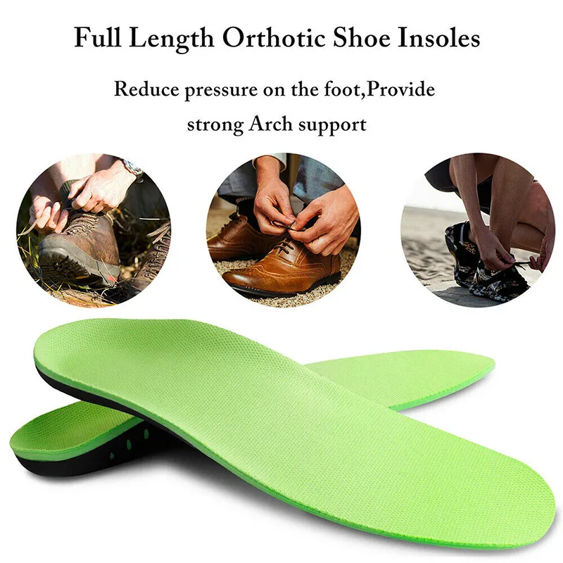 Orthotic Insoles Flat Foot High Arch Heel Support Plantar Feet Inserts Pads Gel Shoe-pad for Sport Massage 4 Seasons