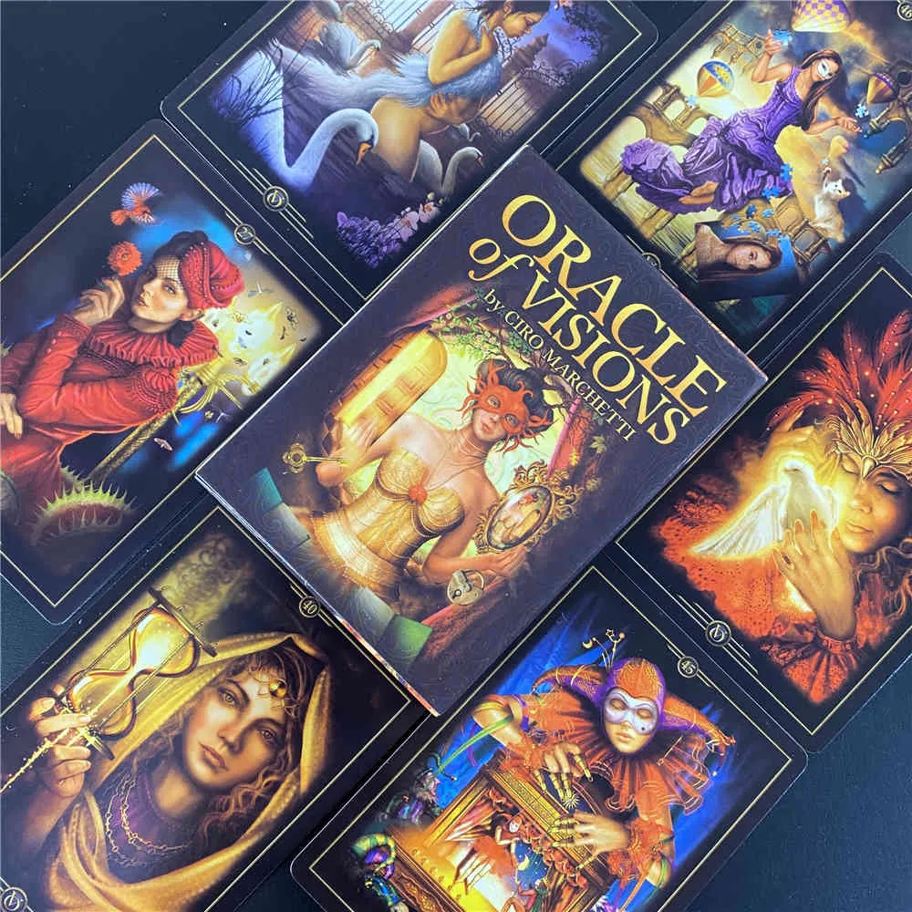 The Magic Tarot Cards Classic Board Games Imaginative Oracle Divination Desk Game With E-Book love S8OI