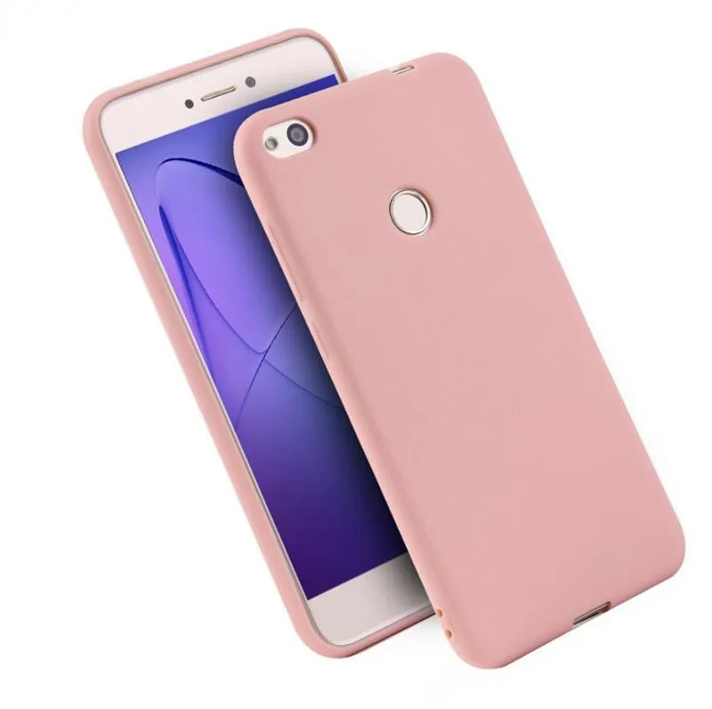 Casos para Huawei Nova 2 Caso Nova 2 Plus Crystal e Matte Sólida Cores Silicone TPU Soft Case