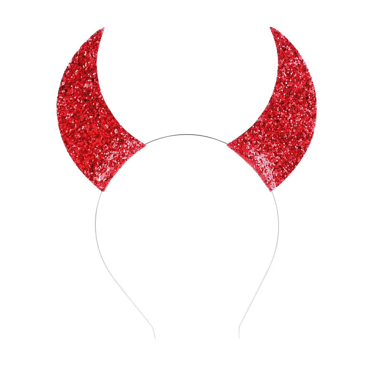 Halloween Children039s Sequins Devil Horn Hair Band Cos Masquerade Ball Props Party Supplies Headband3367441