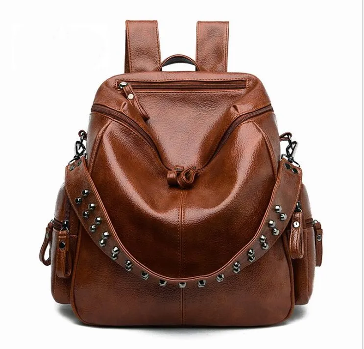 2023 الصيف الجديد حقيبة ظهر جديدة للسيدات ممانة للمدرسة Bag Softback Campus على طراز Rucksack Travel Bagpack Backpacks Ladies Ladies